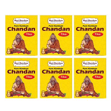 Yellow Chandan Tika - 40gm in Each Pack