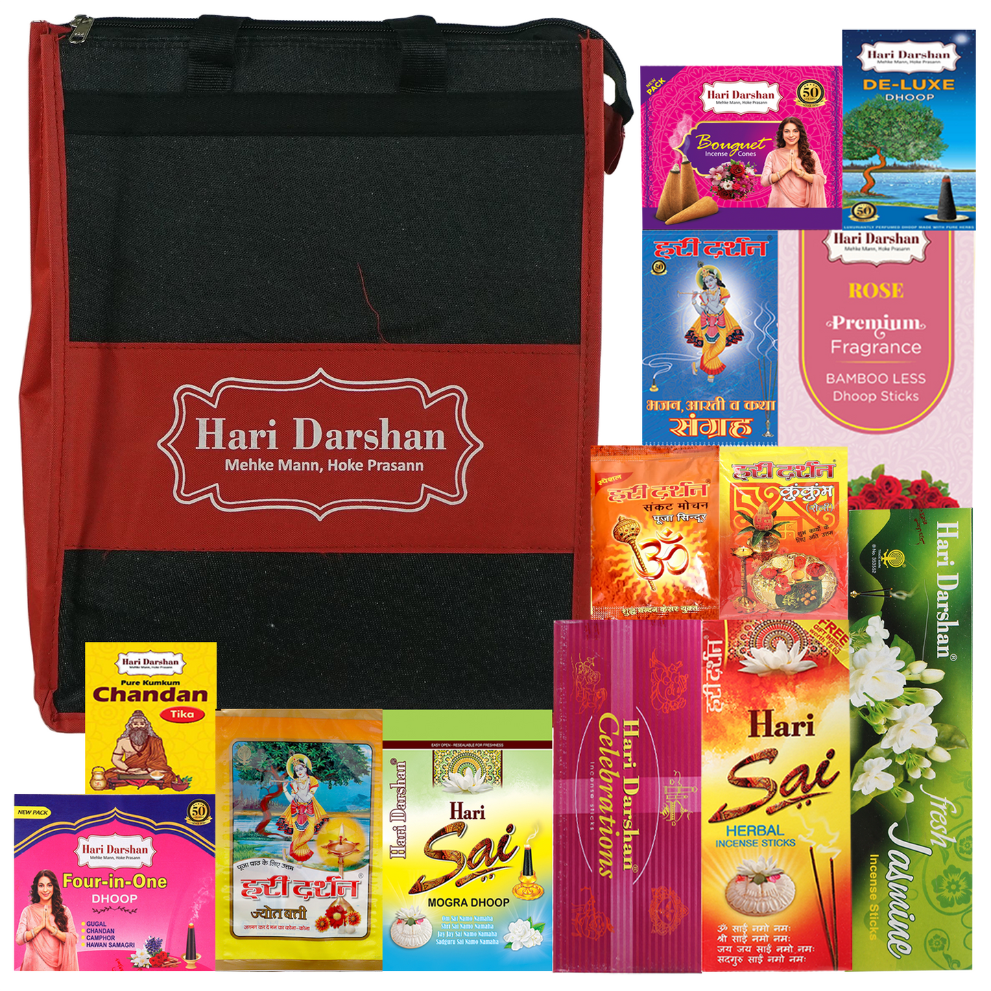 Multi Fragrance Dhoop & Incense Stick with Free Bag