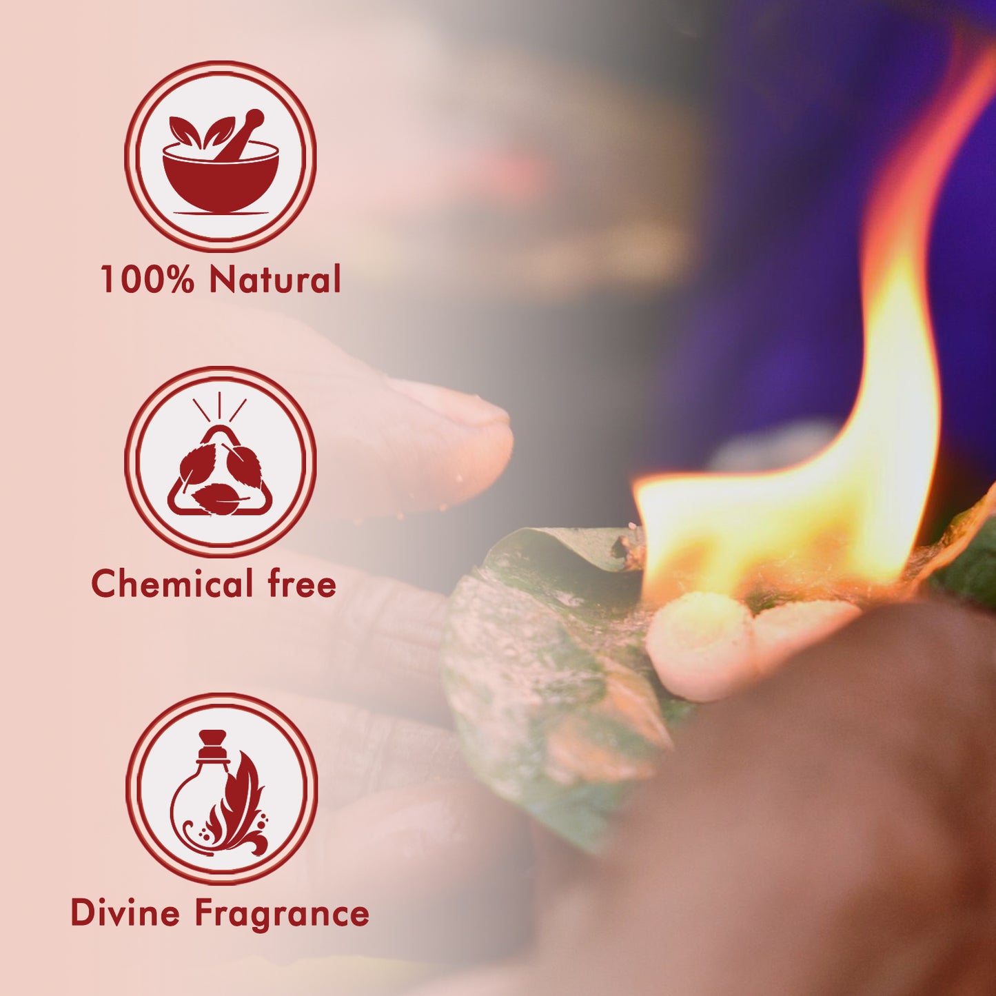 Pure Camphor (Kapoor) - Creates Divine Atmosphere at Home