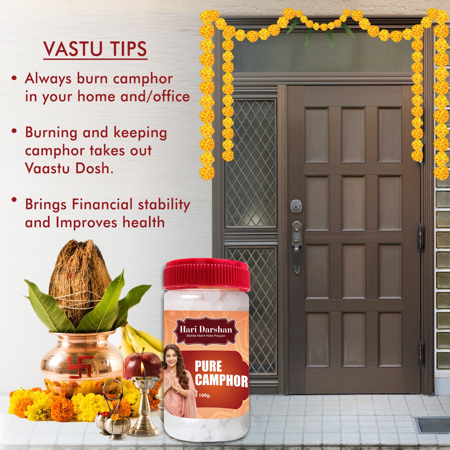 Pure Camphor (Kapoor) - Creates Divine Atmosphere at Home