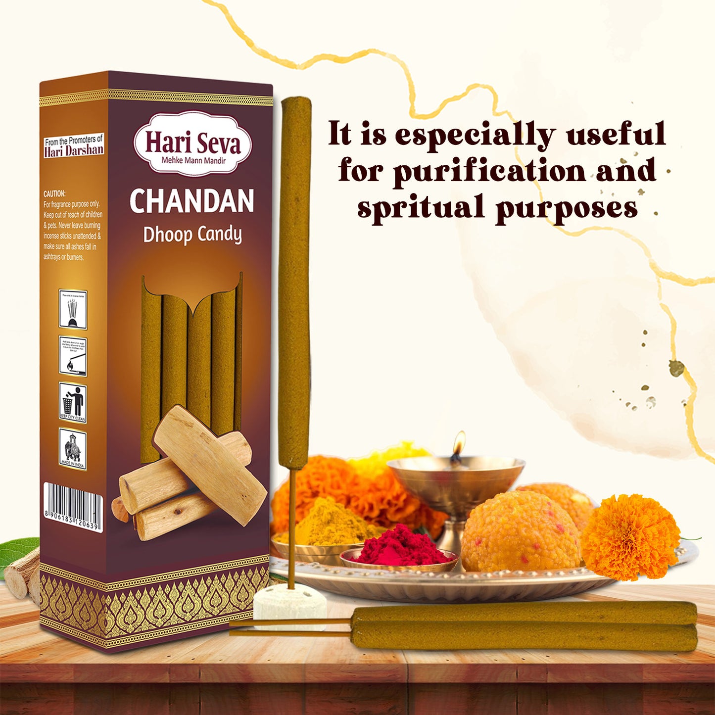 CHANDAN - Candy Dhoop & Agarbatti