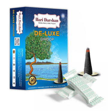 Deluxe Dhoop - Non-Toxic Herbal Wet Dhoop Batti (20 Sticks in Each Pack)