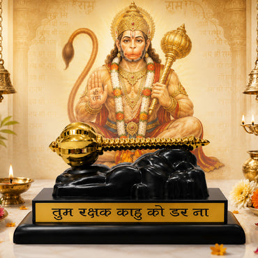 Golden Hanuman Gada | Bajrangbali Gada for Home, Mandir & Pooja