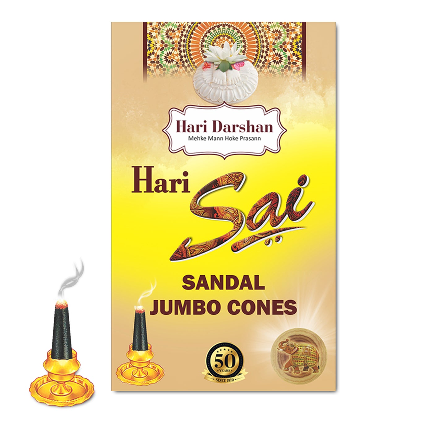 SANDAL - Hari Sai Jumbo Dhoop Cones