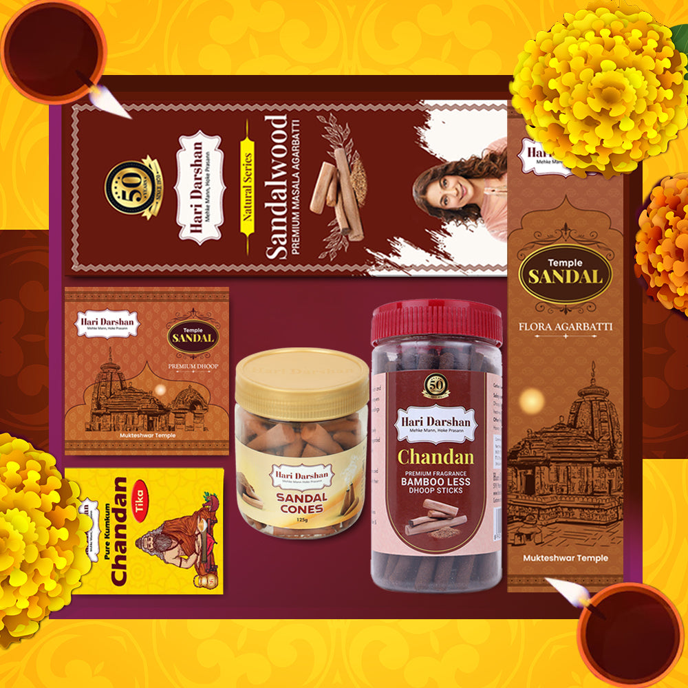 Sandalwood Scented Gift Box - A Luxurious Fragrance Experience