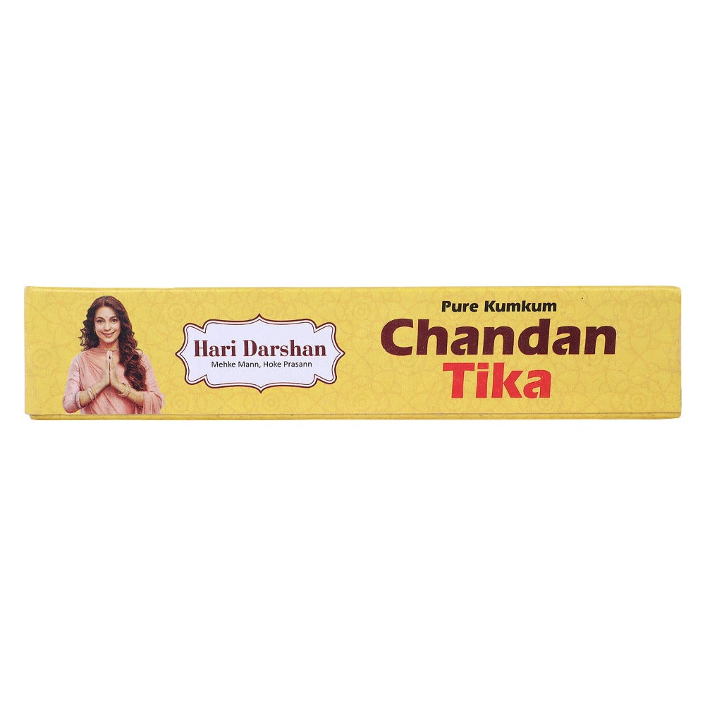 Pure Chandan Premium Tika - 50g Tube Packing - Made with Pure Sandalwood Powder, Saffron and other Natural herbs