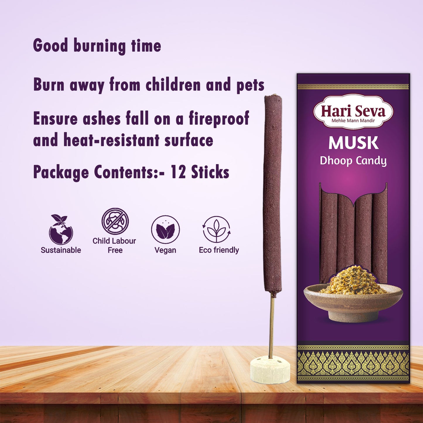 MUSK - Candy Dhoop & Agarbatti