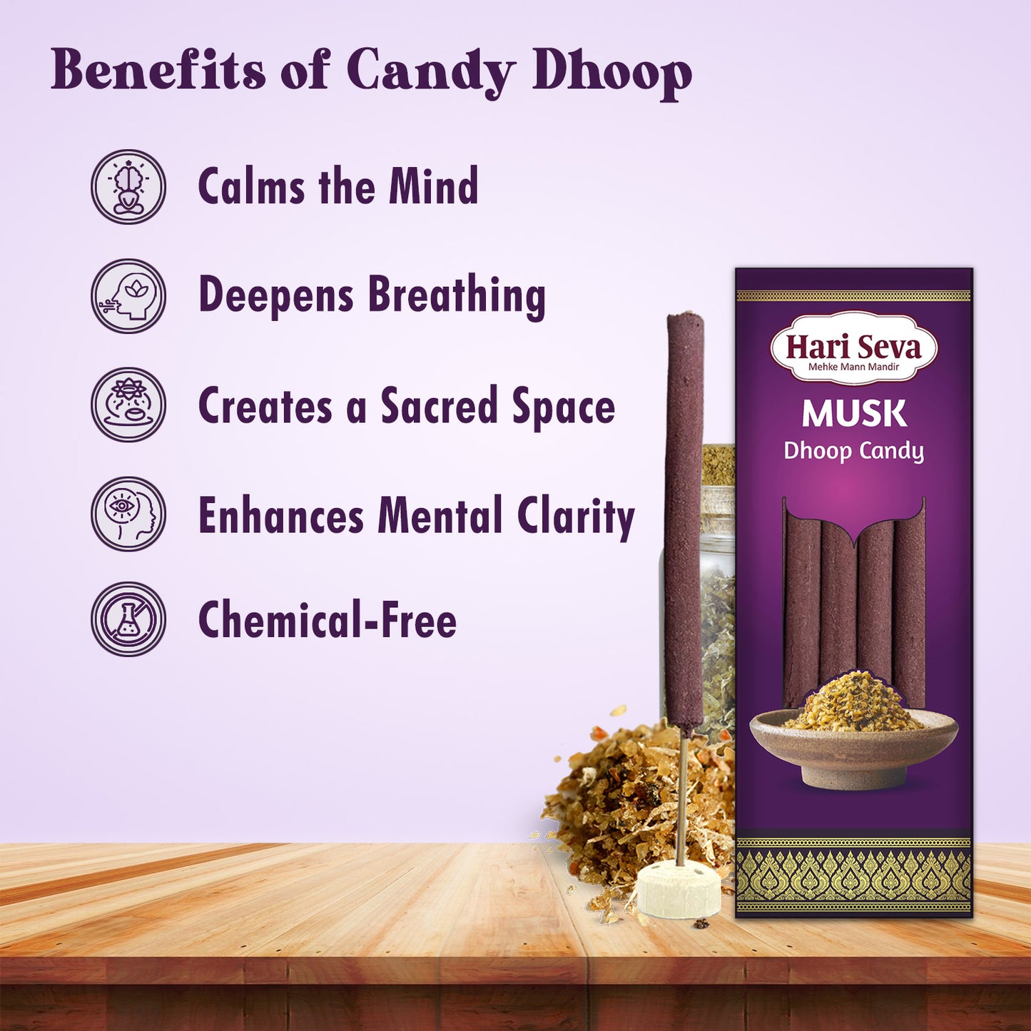 MUSK - Candy Dhoop & Agarbatti
