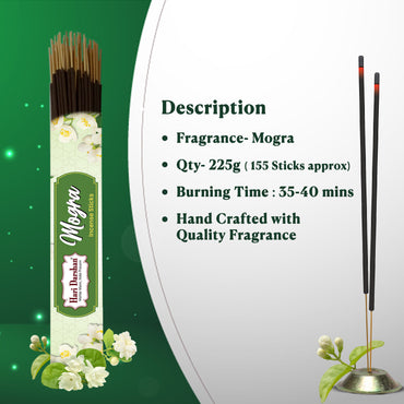 MOGRA - Perfumed Muttha Incense Stick - 225g