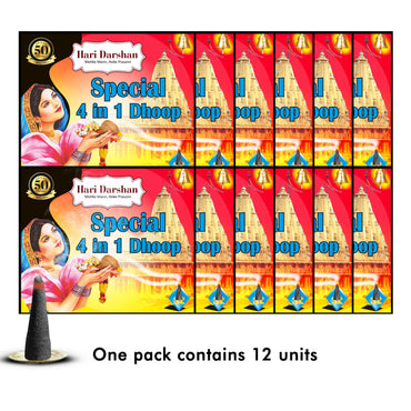4-in-1 Special Wet Dhoop - 16 Sticks in Each Pack