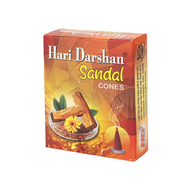 SANDAL - Dry Dhoop Cones - With Soothing Fragrance for Pooja Hawan (20-Cones in Each Pack)