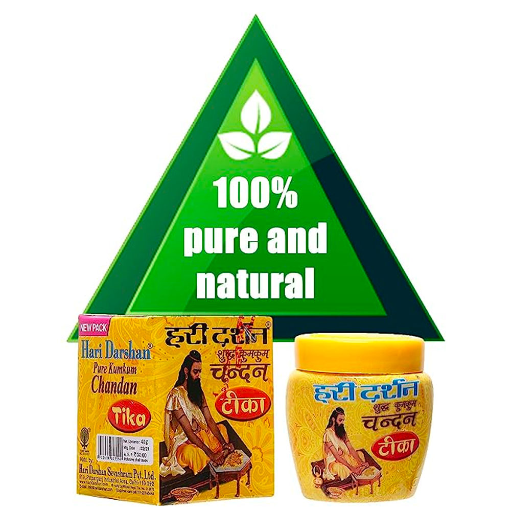 Yellow Chandan Tika - 80gm Each Pack