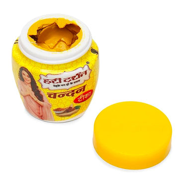 Yellow Chandan Tika - 80gm Each Pack