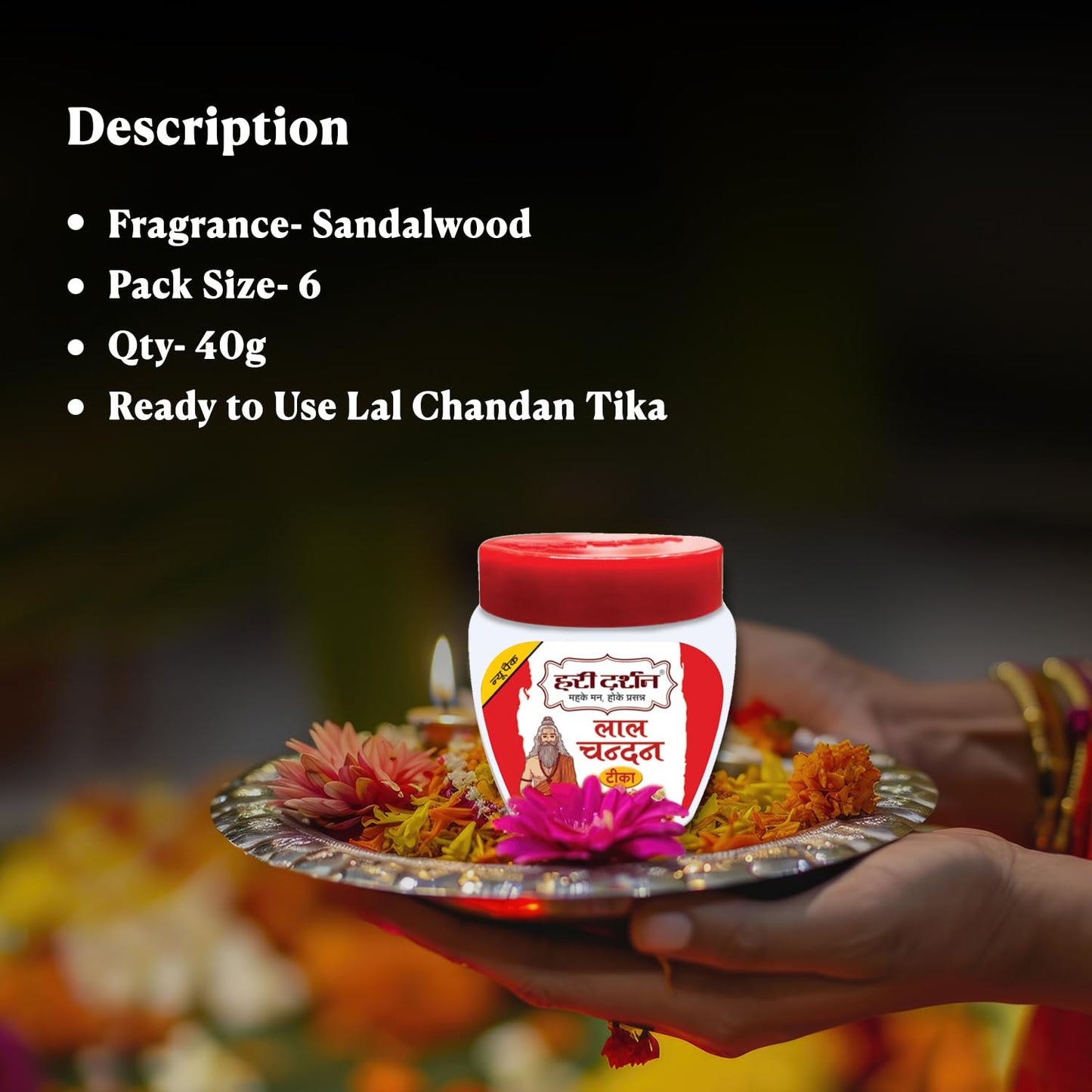 Lal Chandan Tika - 40g