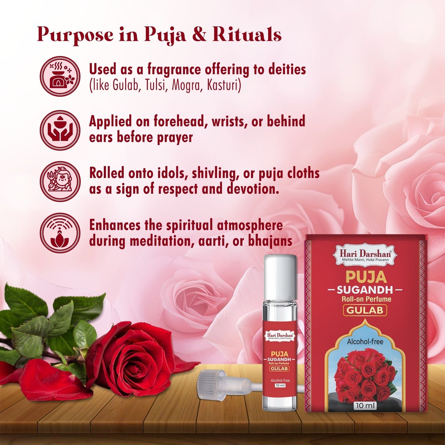 Puja Sugandh Roll-On Perfume - 10ml