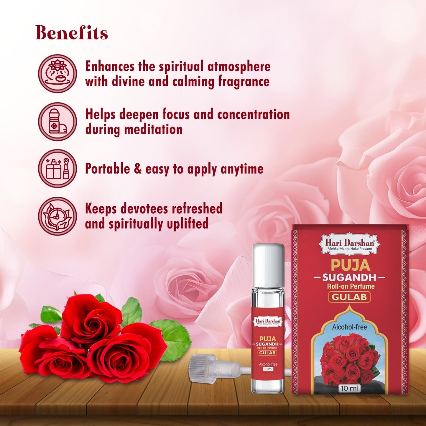 Puja Sugandh Roll-On Perfume - 10ml