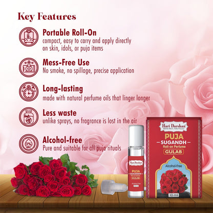 Puja Sugandh Roll-On Perfume - 10ml