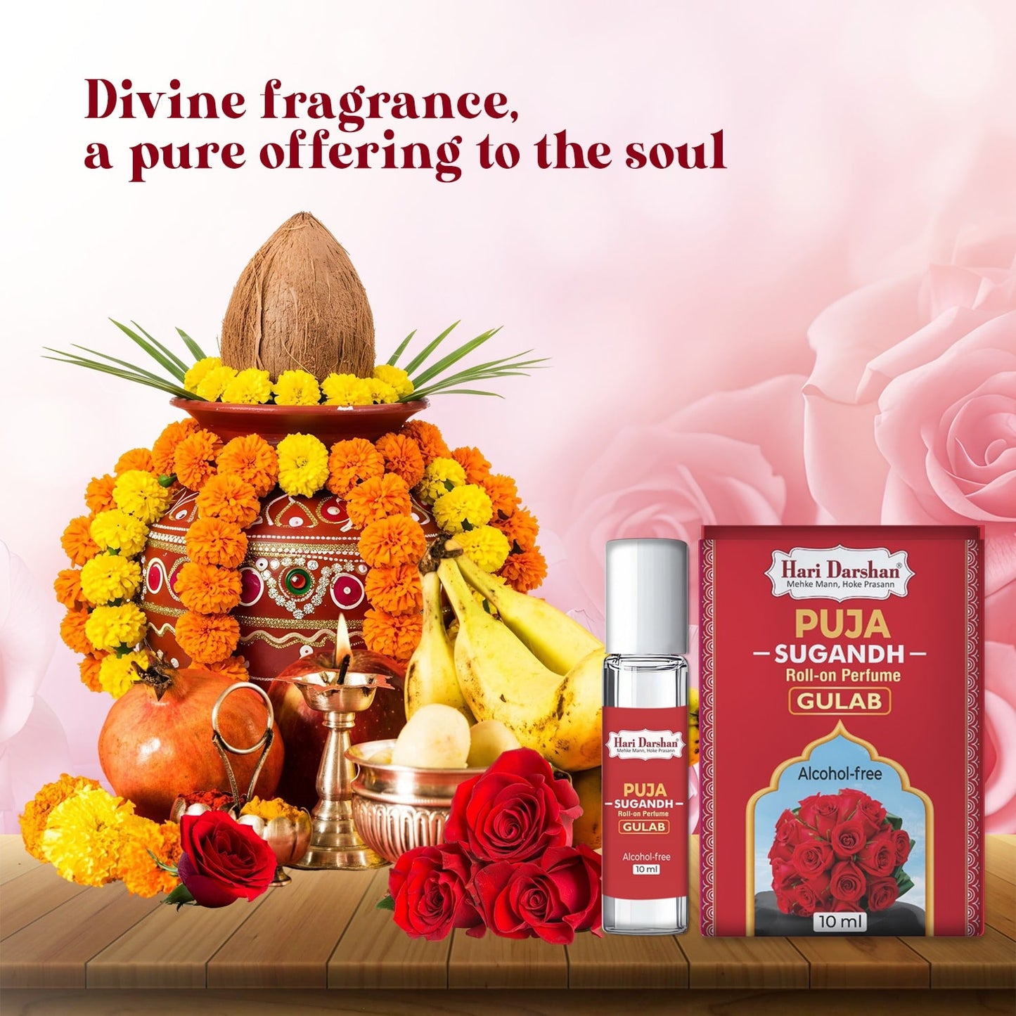 Puja Sugandh Roll-On Perfume - 10ml