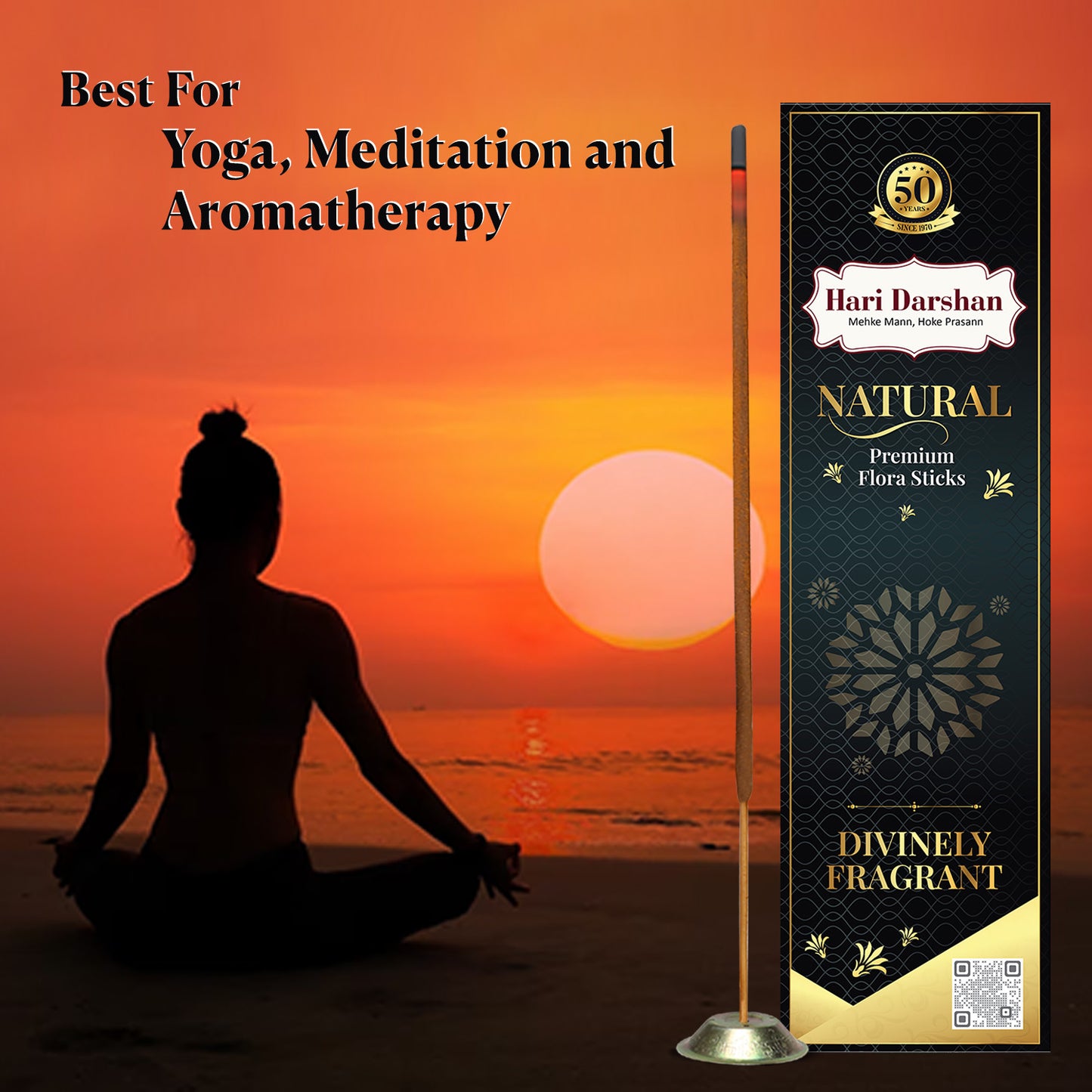 NATURAL - Premium Flora Sticks - Divinely Fragrant - 150g - Approx 45 Sticks