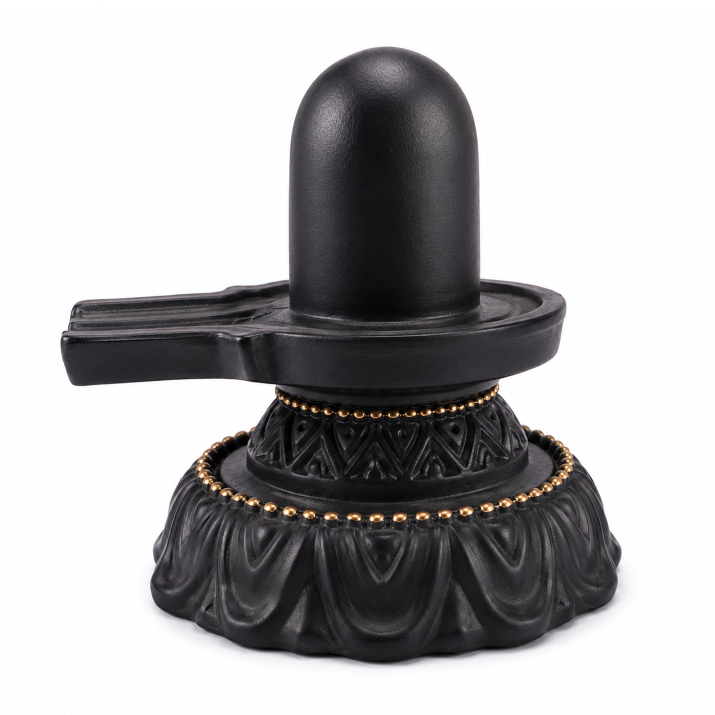 Black Shivling with Tilak | Lord Shiva Shivling for Home & Pooja