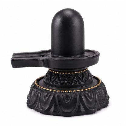 Black Shivling with Tilak | Lord Shiva Shivling for Home & Pooja