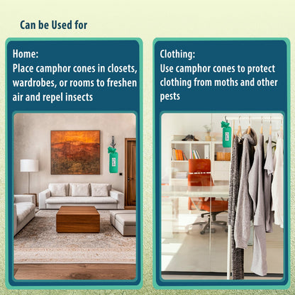 CamAir Camphor Pouch | 100% Pure, Organic Camphor