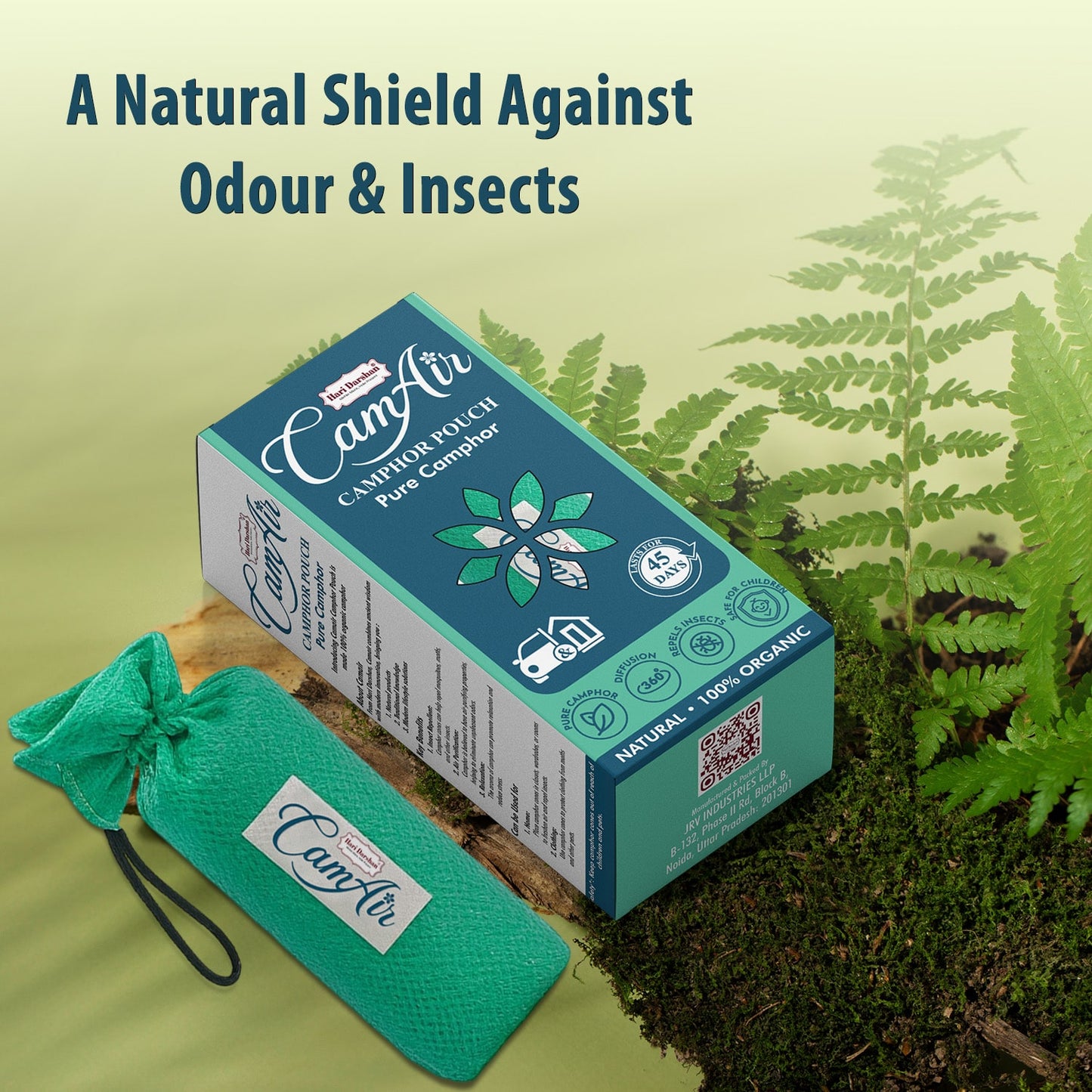 CamAir Camphor Pouch | 100% Pure, Organic Camphor