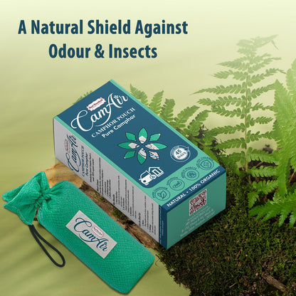 CamAir Camphor Pouch | 100% Pure, Organic Camphor