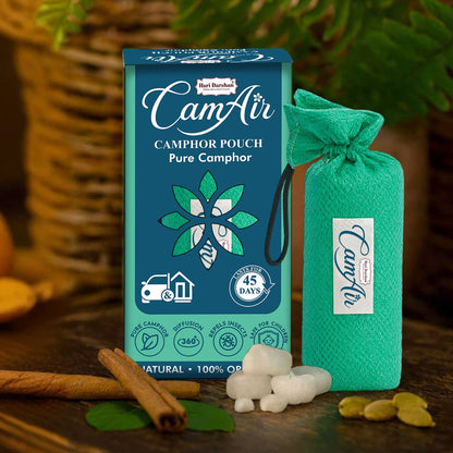 CamAir Camphor Pouch | 100% Pure, Organic Camphor