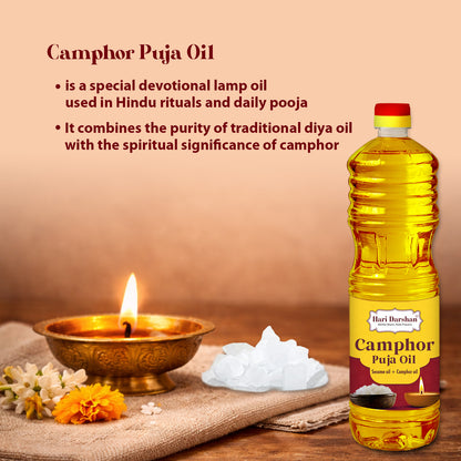 Camphor Puja Oil - 900ml
