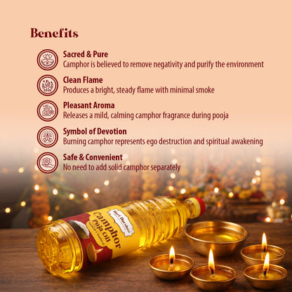 Camphor Puja Oil - 900ml