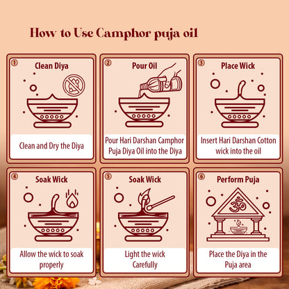 Camphor Puja Oil - 900ml