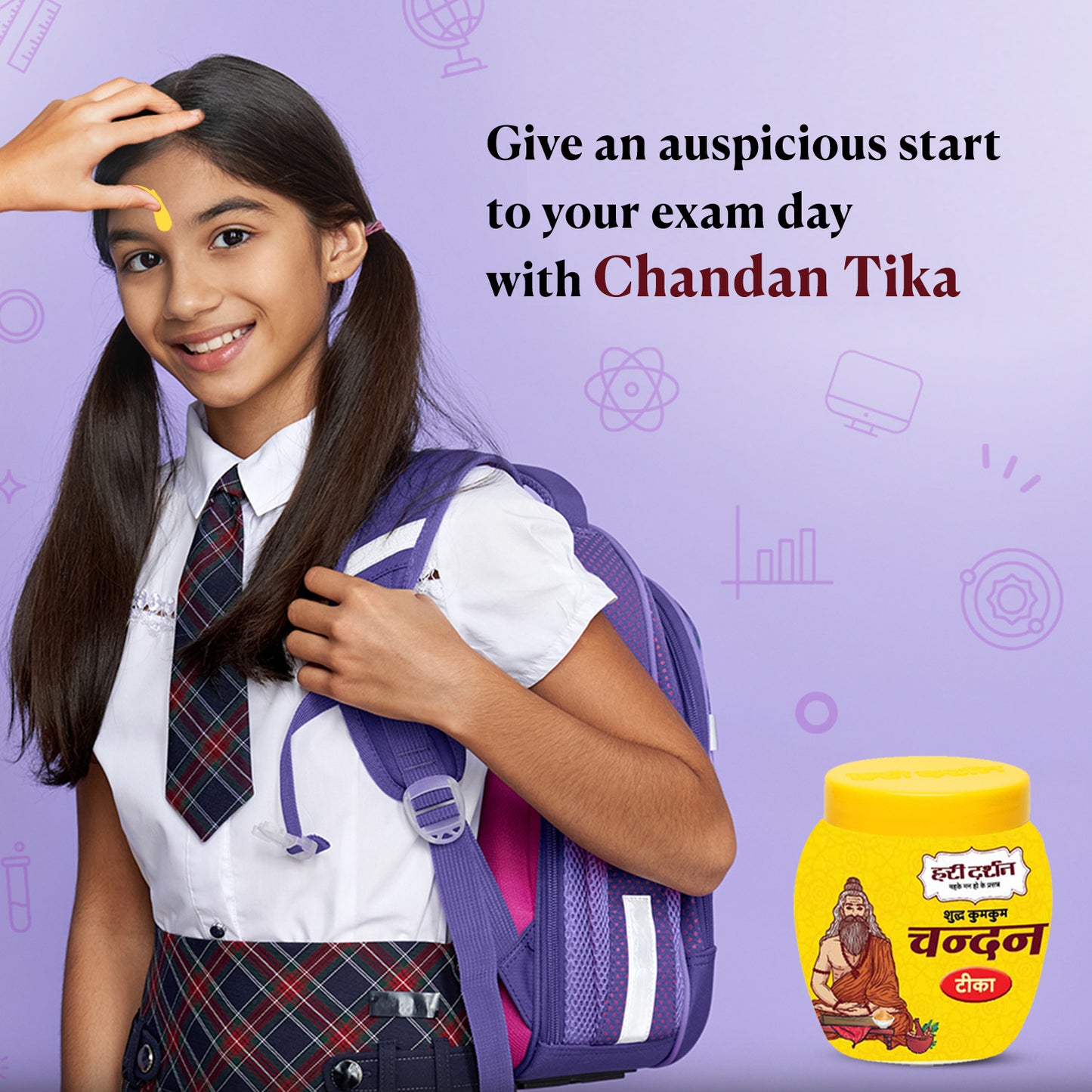 Yellow Chandan Tika - 40gm in Each Pack