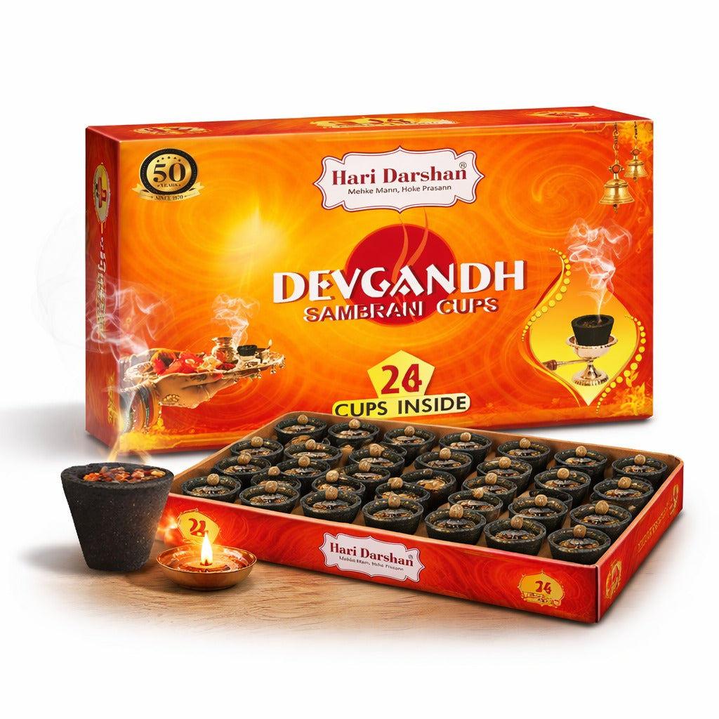 Devgandh Sambrani Cups – Pack of 24