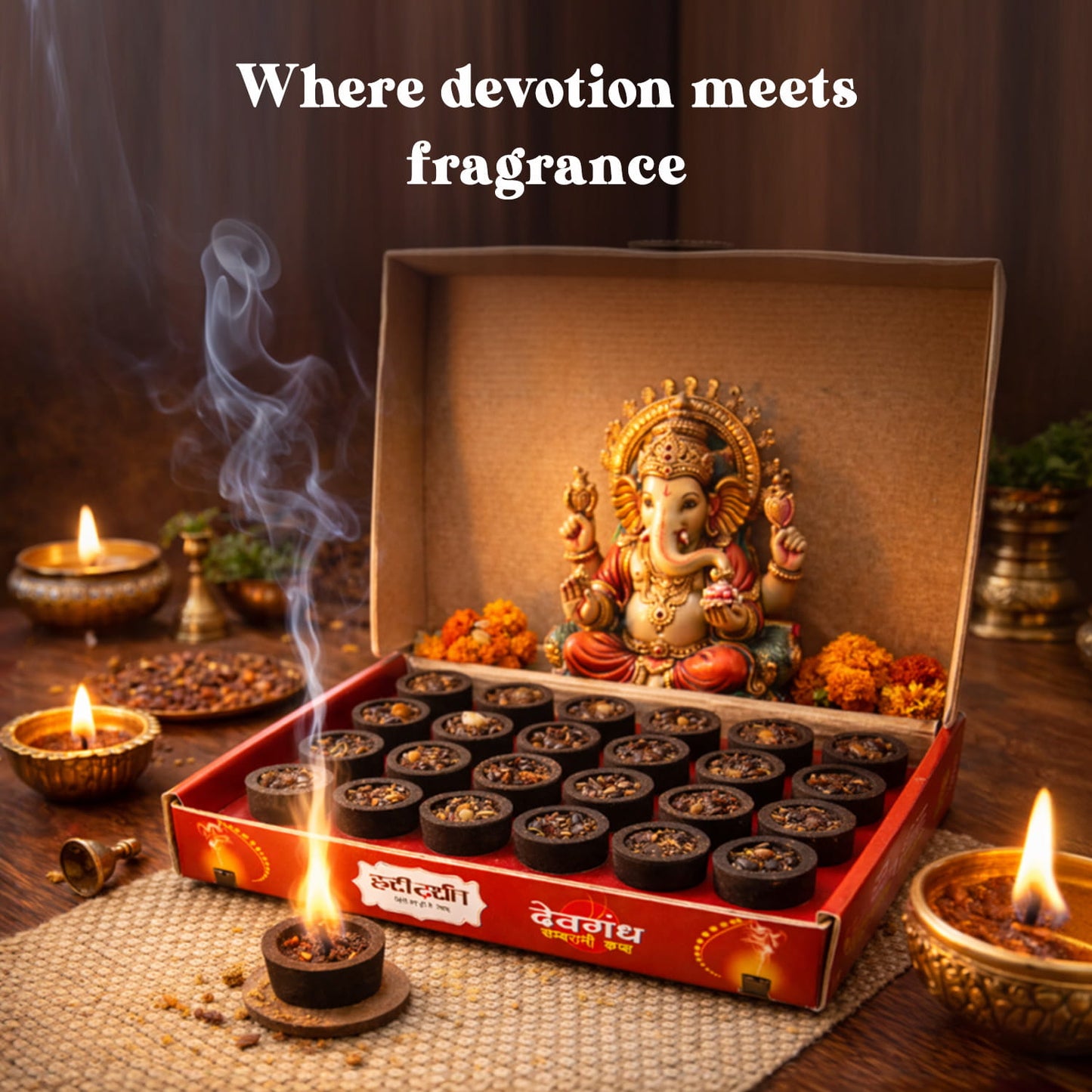 Devgandh Sambrani Cups – Pack of 24