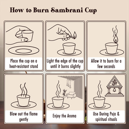 Devgandh Sambrani Cups – Pack of 24