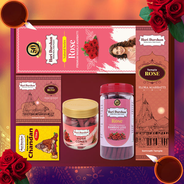 Rose Incense Gift Box