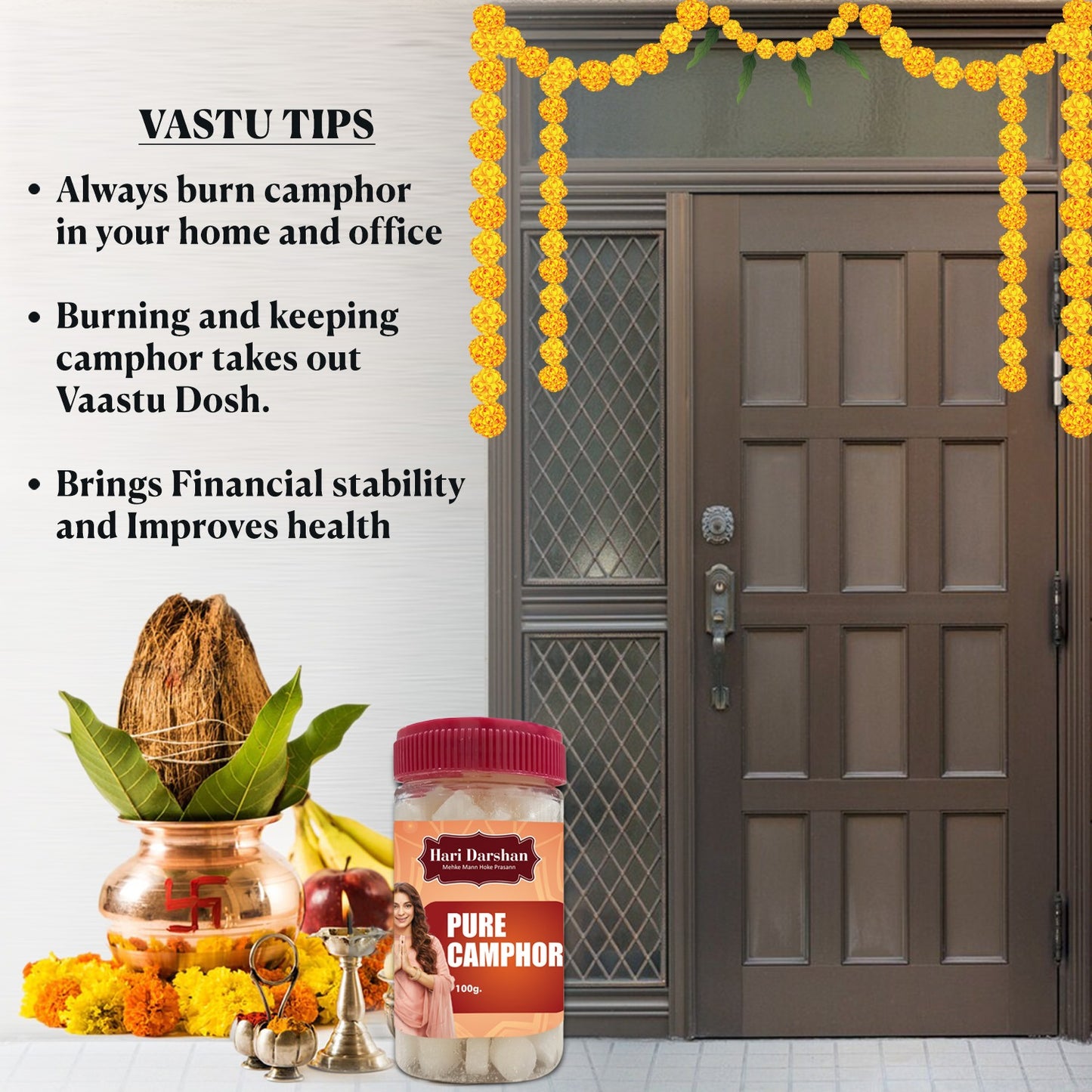 Pure Camphor (Kapoor) - Creates Divine Atmosphere at Home