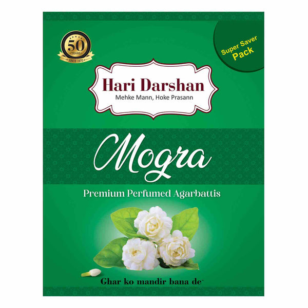 Premium Perfumed Agarbatti - Mogra - 400g (Super Saver Pack)