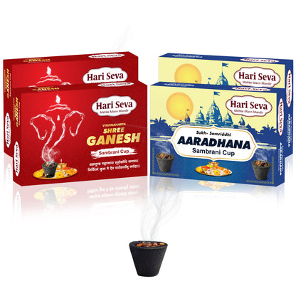 Combo of Hari Seva Aaradhana & Shree Ganesh Sambrani Havan Cup