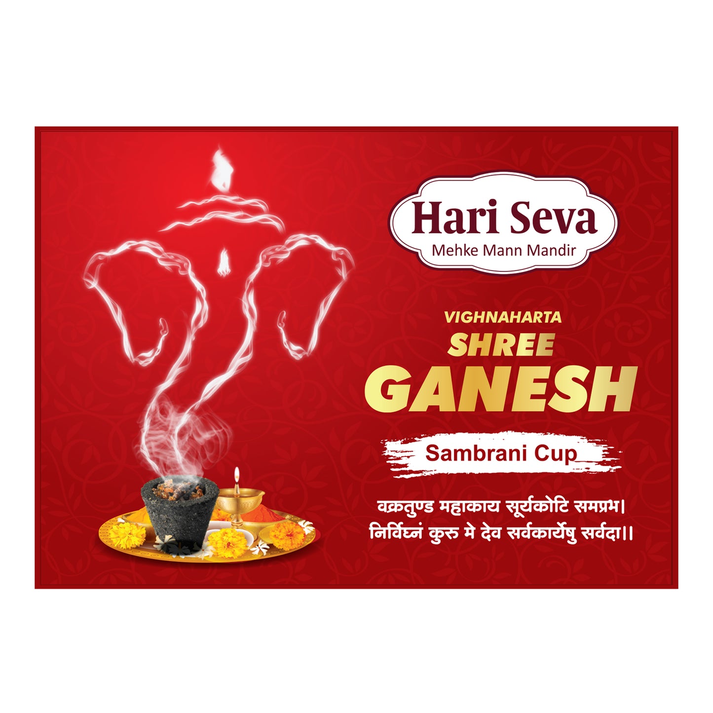 Combo of Hari Seva Aaradhana & Shree Ganesh Sambrani Havan Cup