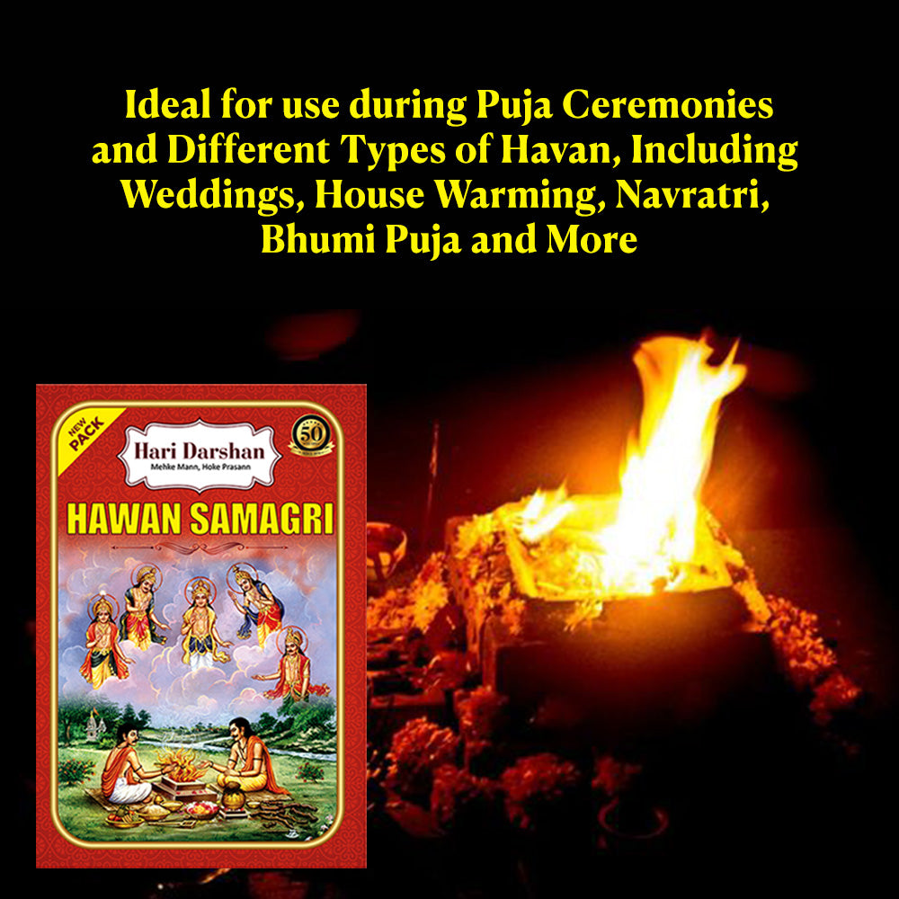 Hawan Samagri - Used in Havan / Yagna that carry Offerings and Prayers directly to the Deities