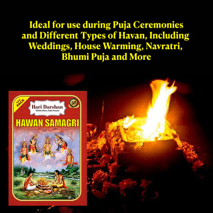 Hawan Samagri - Used in Havan / Yagna that carry Offerings and Prayers directly to the Deities