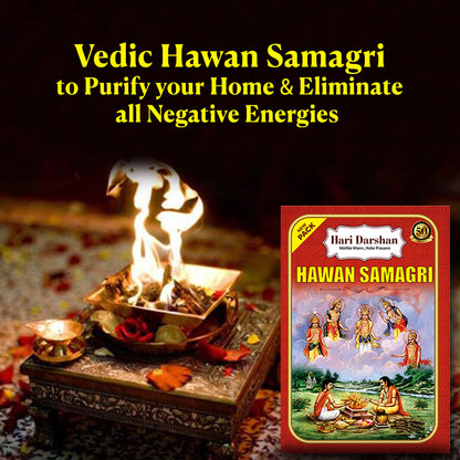 Hawan Samagri - Used in Havan / Yagna that carry Offerings and Prayers directly to the Deities