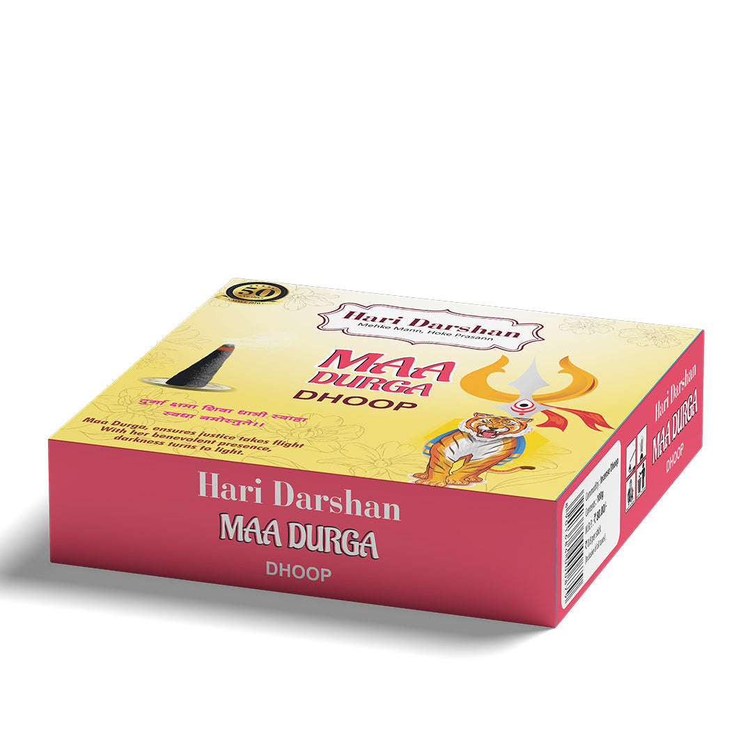 Combo of Maa Premium Dhoop - Maa Saraswati, Maa Lakshmi, Maa Durga Dhoop - Pack of 6