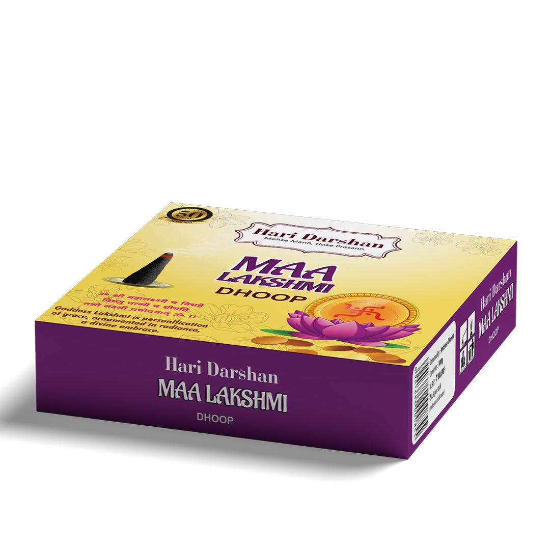 Combo of Maa Premium Dhoop - Maa Saraswati, Maa Lakshmi, Maa Durga Dhoop - Pack of 6