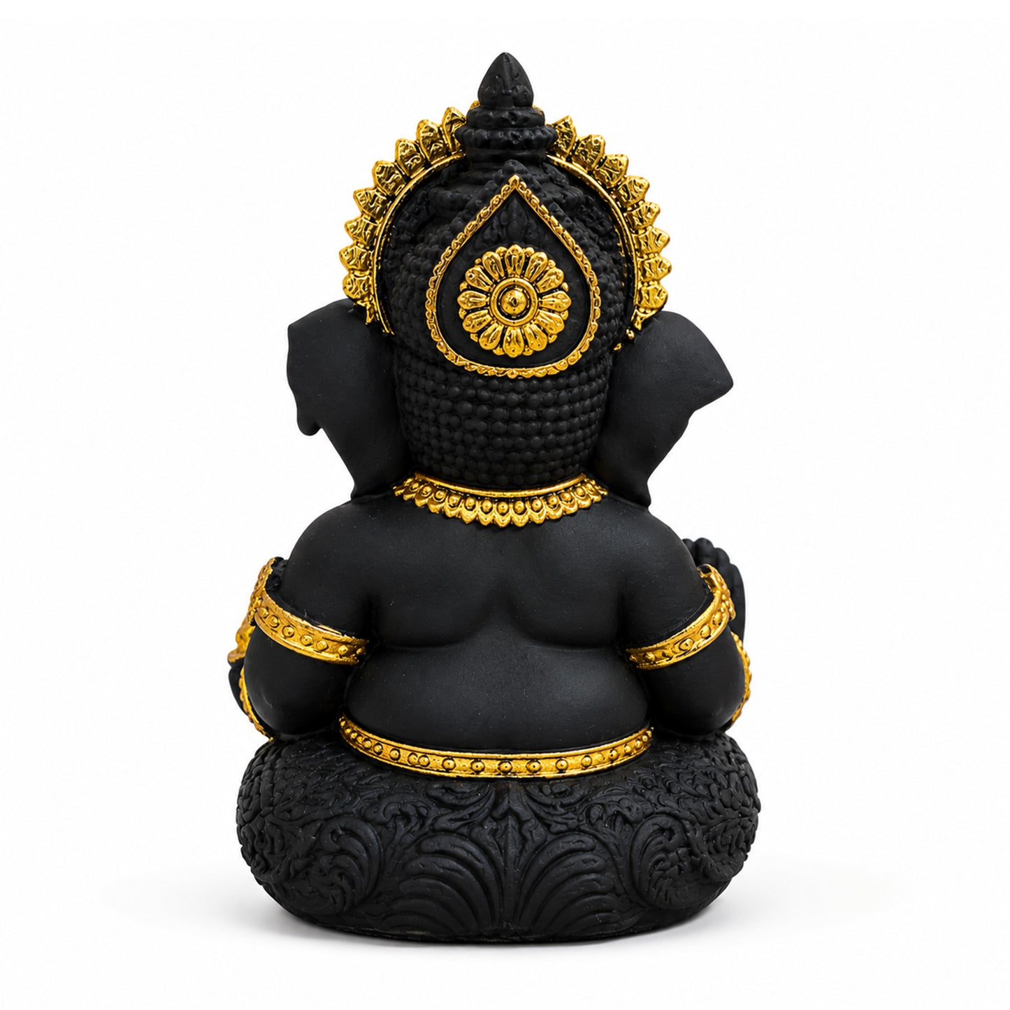 Mini Ganesh Statue | Lord Ganesha Murti for Home, Mandir & Pooja - Black
