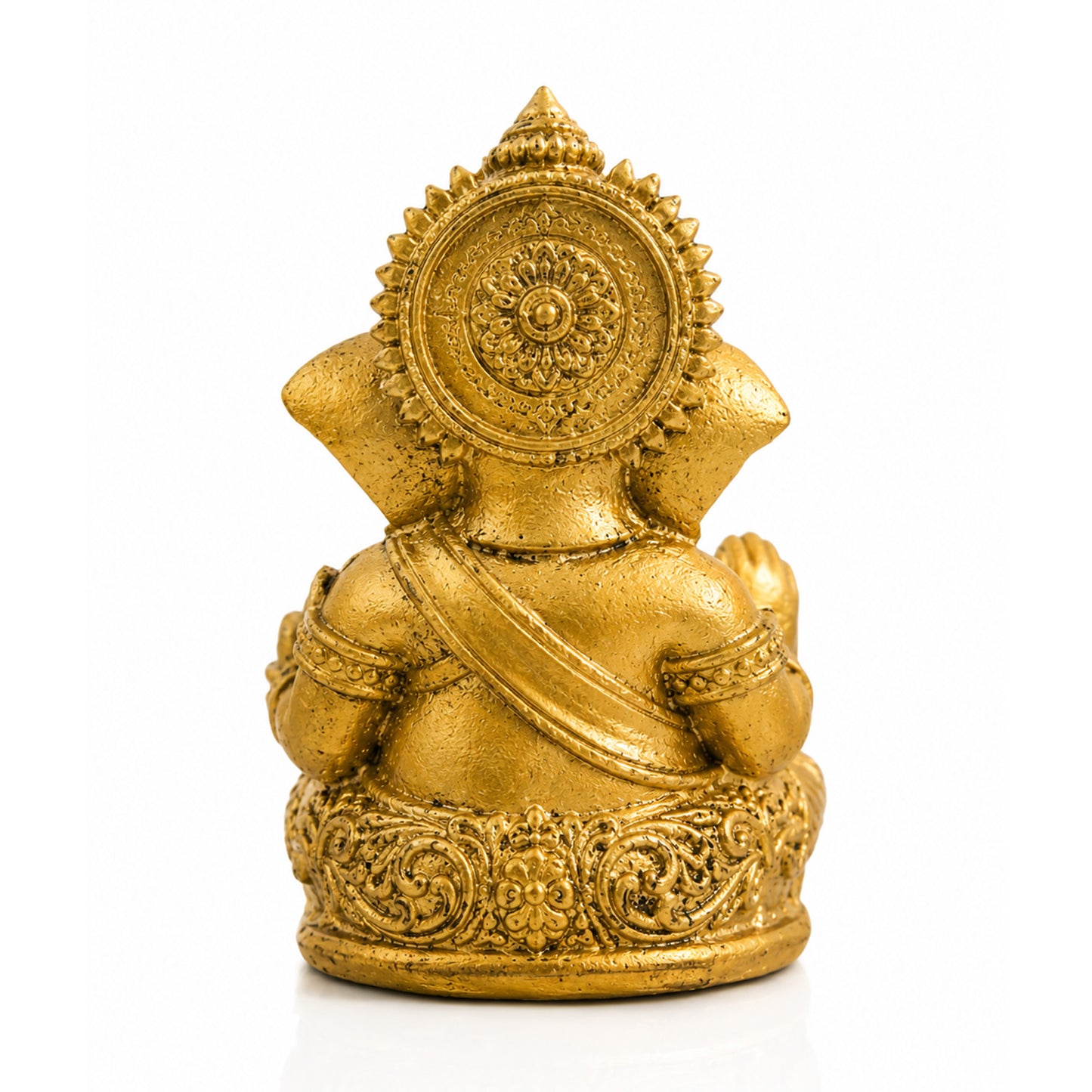 Mini Ganesh Statue | Lord Ganesha Murti for Home, Mandir & Pooja - Gold