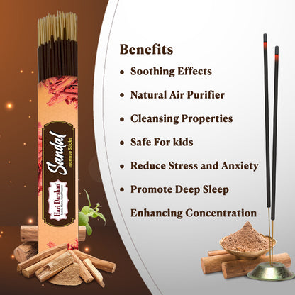 SANDAL - Perfumed Muttha Incense Stick - 225g