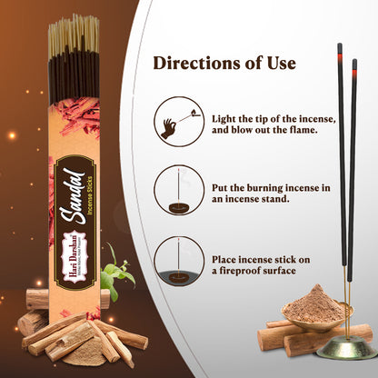 SANDAL - Perfumed Muttha Incense Stick - 225g